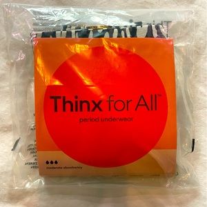 Thinx womens everyday period underwear made from comfy cotton. Level 3.